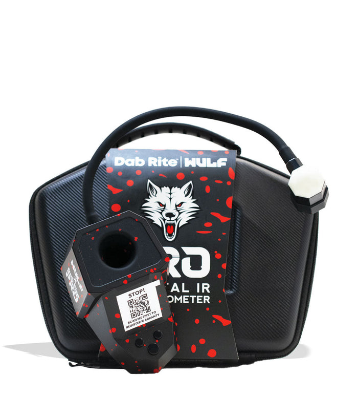 Wulf Mods Dab Rite Pro Digital IR Thermometer, Black-Red Spatter