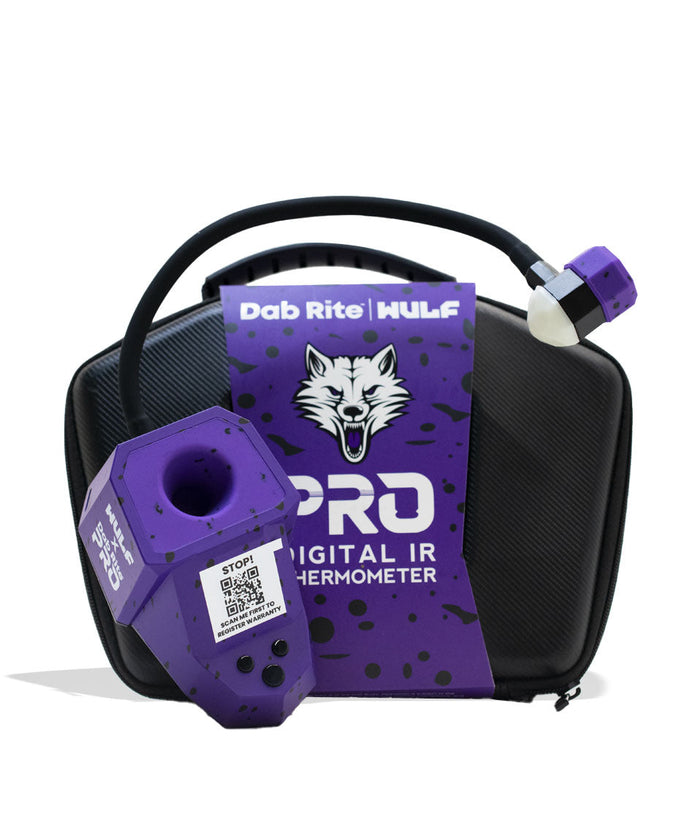 Wulf Mods Dab Rite Pro Digital IR Thermometer, Purple-Black Spatter