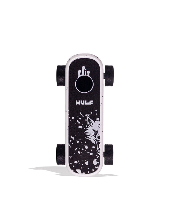 Wulf Mods Deck Skateboard Voltage 510 Battery, White-Black Spatter