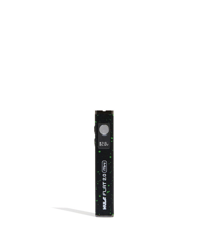 Wulf Mods Flat Mini 2.0 Variable Voltage Battery, Black-Green Spatter