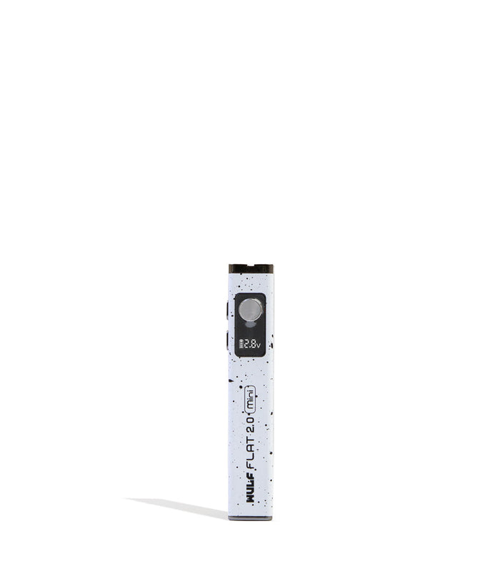 Wulf Mods Flat Mini 2.0 Variable Voltage Battery, White-Black Spatter
