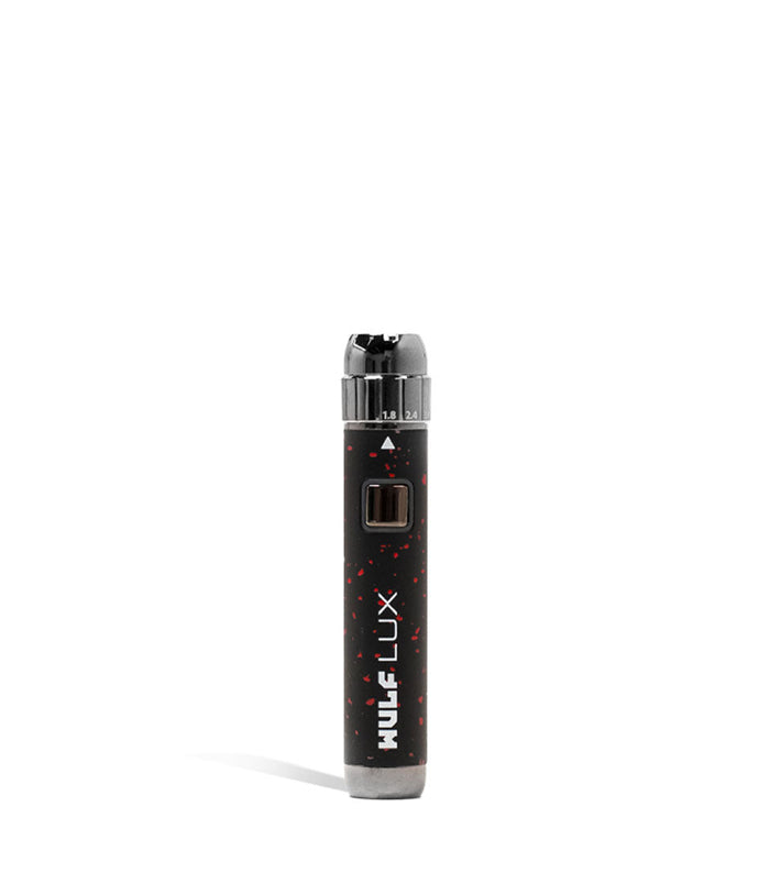 Wulf Mods LUX Cartridge Vaporizer, Black-Red Spatter