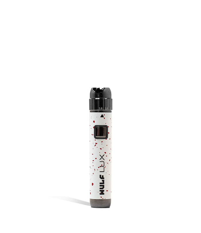 Wulf Mods LUX Cartridge Vaporizer, White-Red Spatter