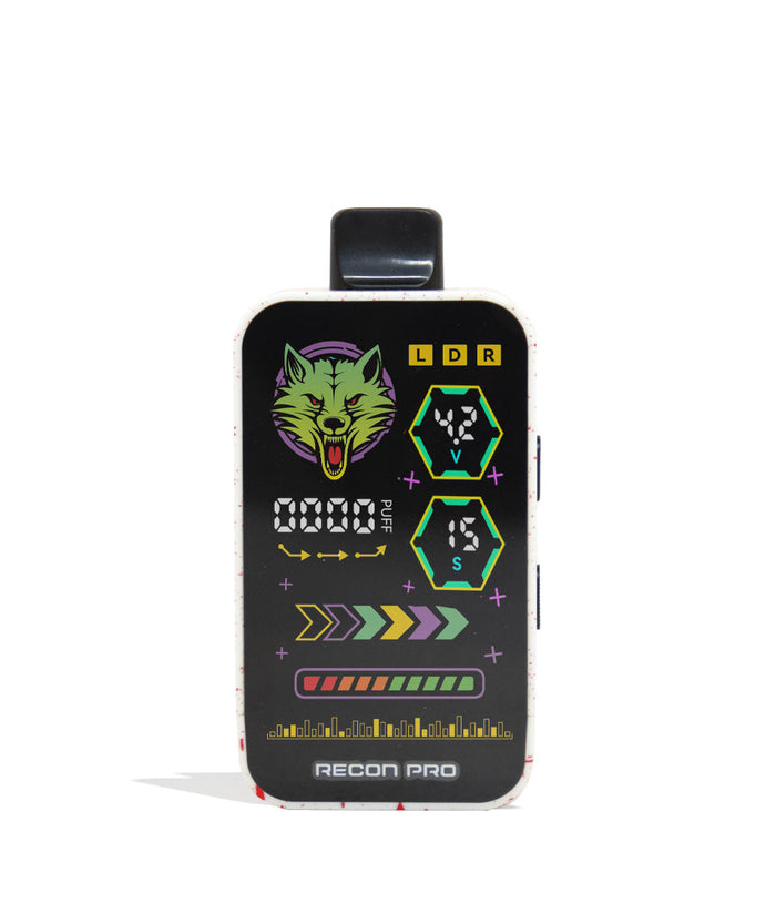 Wulf Mods Recon Pro Dual 510 Thread Battery, White-Red Spatter