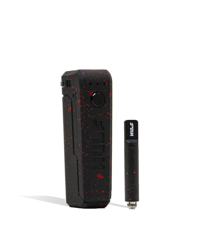 Wulf Mods UNI Max Concentrate Kit (Vaporizer + 510 Battery), Black-Red Spatter