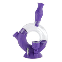 Ooze Ozone Silicone Water Pipe and Dab Straw - Discreet Smoker