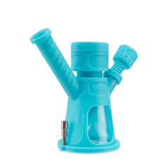 Ooze Hyborg Silicone Glass 4-in-1 Hybrid Water Pipe and Nectar Collector - Discreet Smoker