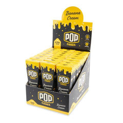 Pop Cones King Size Unbleached 3pk Cones - 24ct Display