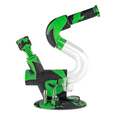 Ooze Swerve Silicone Water Pipe - Discreet Smoker