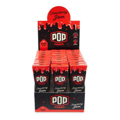 Pop Cones King Size Unbleached 3pk Cones - 24ct Display