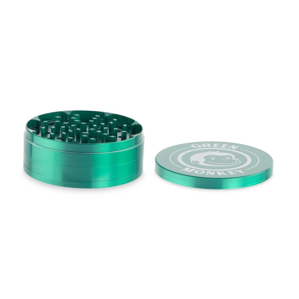 Green Monkey Grinder - Capuchin 4pc - 100mm - Discreet Smoker