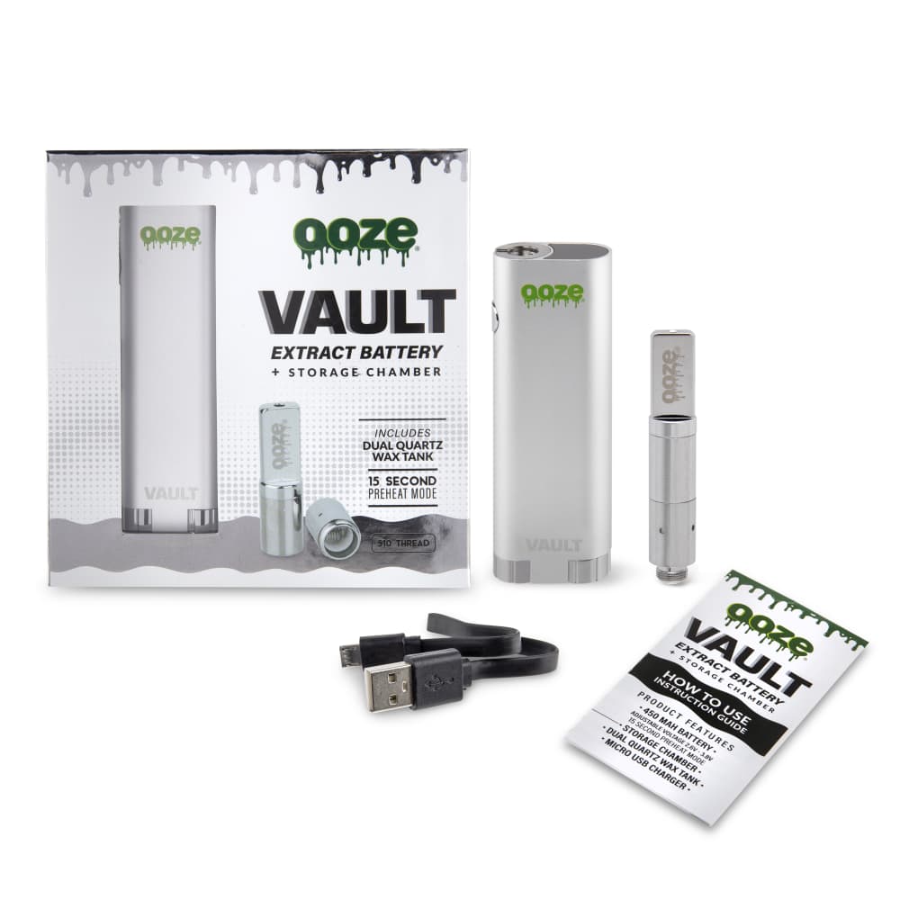 Ooze Vault Extract Battery with Storage Chamber - Discreet Smoker
