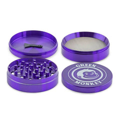 Green Monkey Grinder - Capuchin 4pc - 75mm - Discreet Smoker