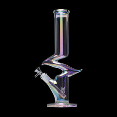 Human Grade Iridescent Zing Water Pipe - Discreet Smoker
