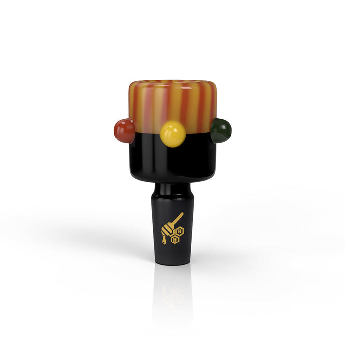 CANDY FLAME HEAD BONG BOWL, Yellow