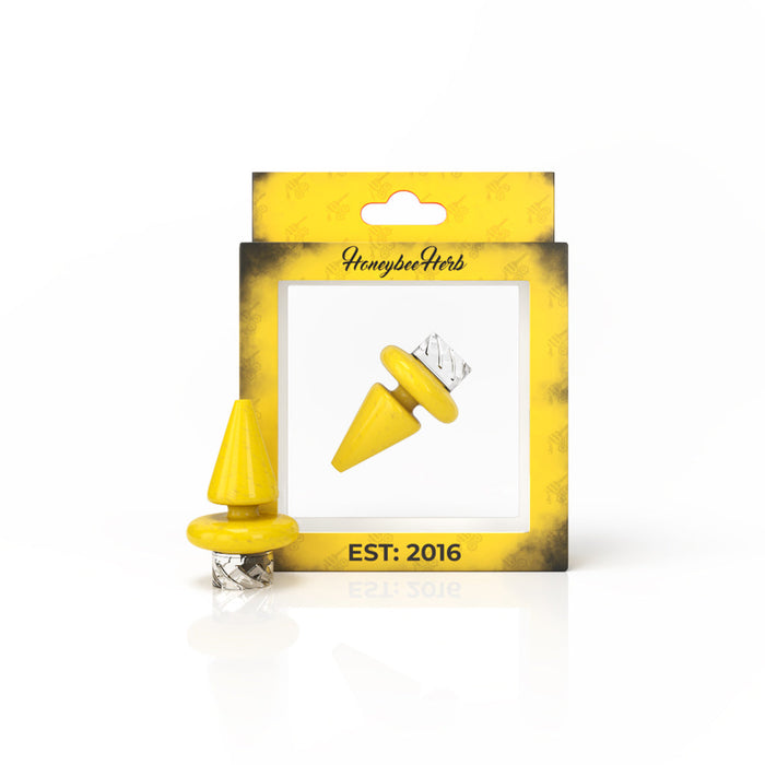 TRIANGLE SPINNER CARB CAP, Yellow