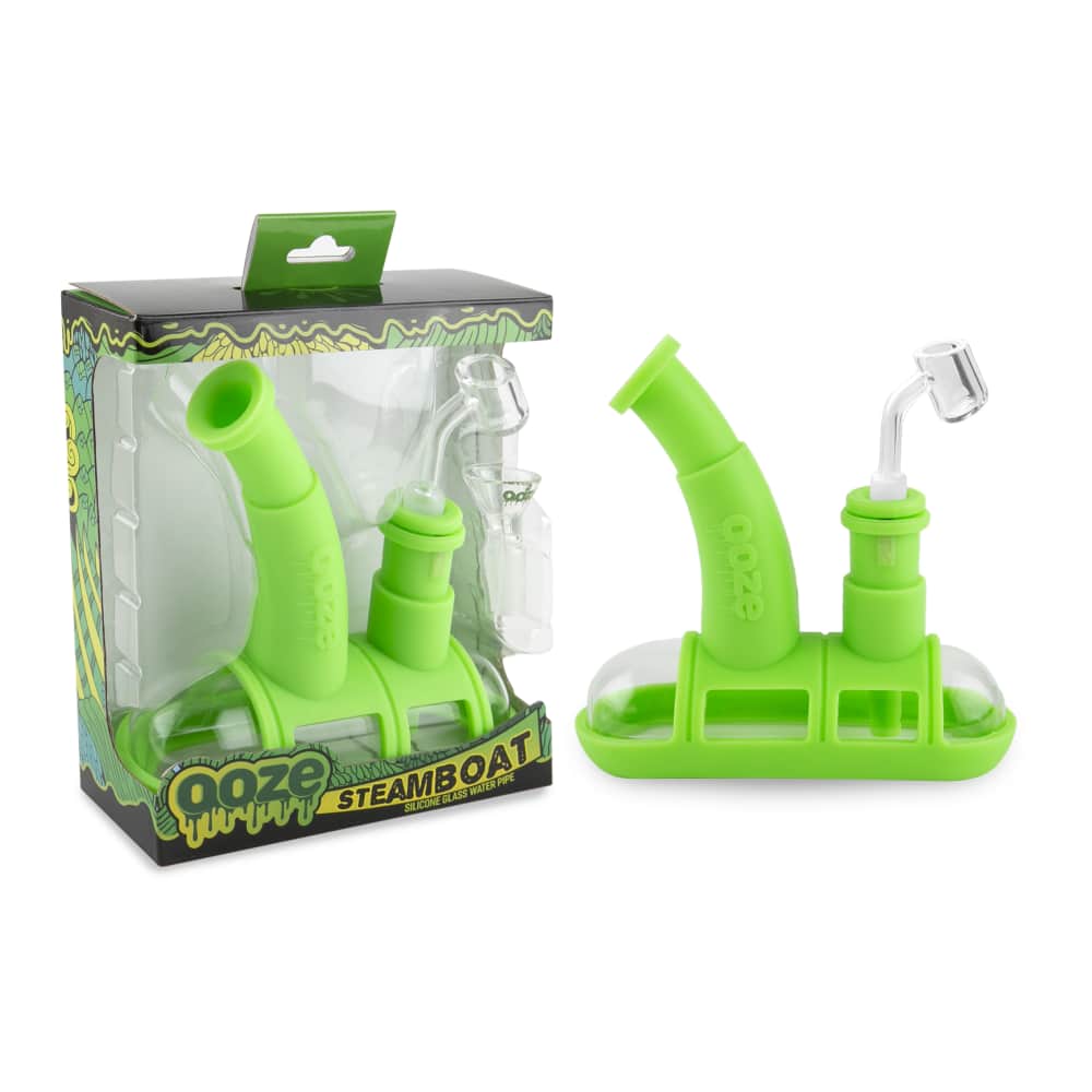Ooze Steamboat Silicone Bubbler - Discreet Smoker