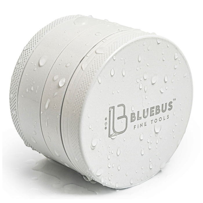 GC 2.5" Ceramic herb Grinder Yellow, White