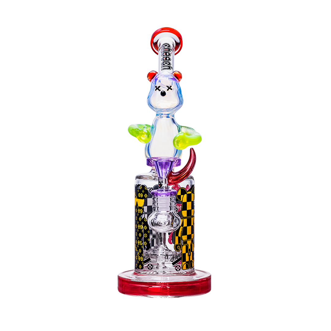 Cheech Glass 12" Ted Up Water Pipe - Discreet Smoker
