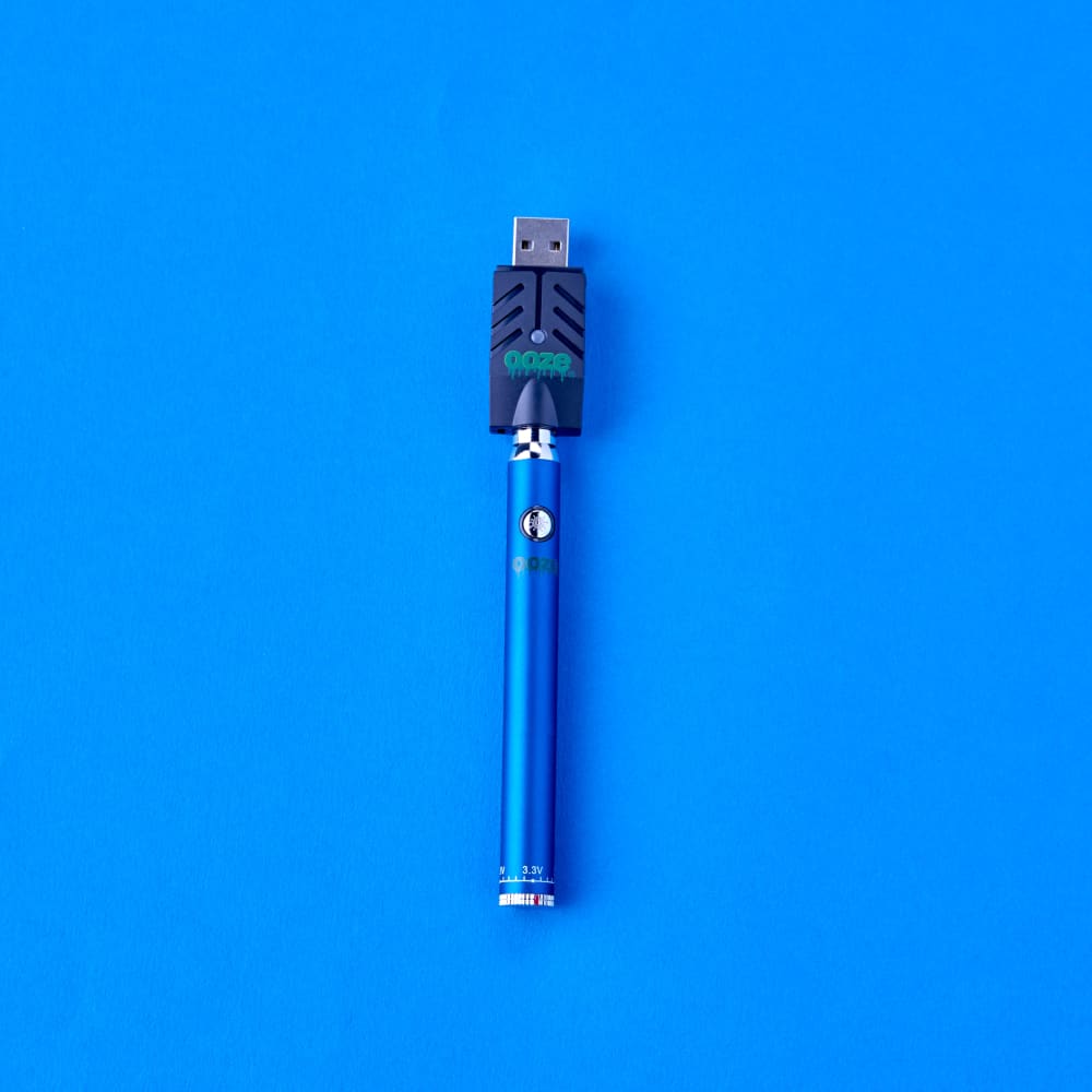Ooze Slim Twist 510 Thread 320 mAh CBD Vape Pen Battery + USB Charger - Discreet Smoker