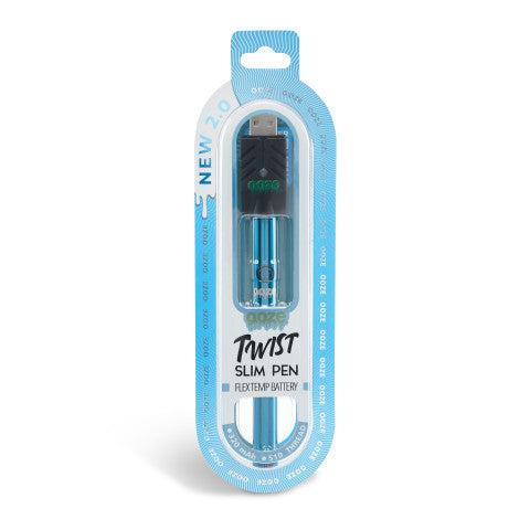 Ooze Twist Slim Pen 2.0 510 Thread Vaporizer Battery - Discreet Smoker