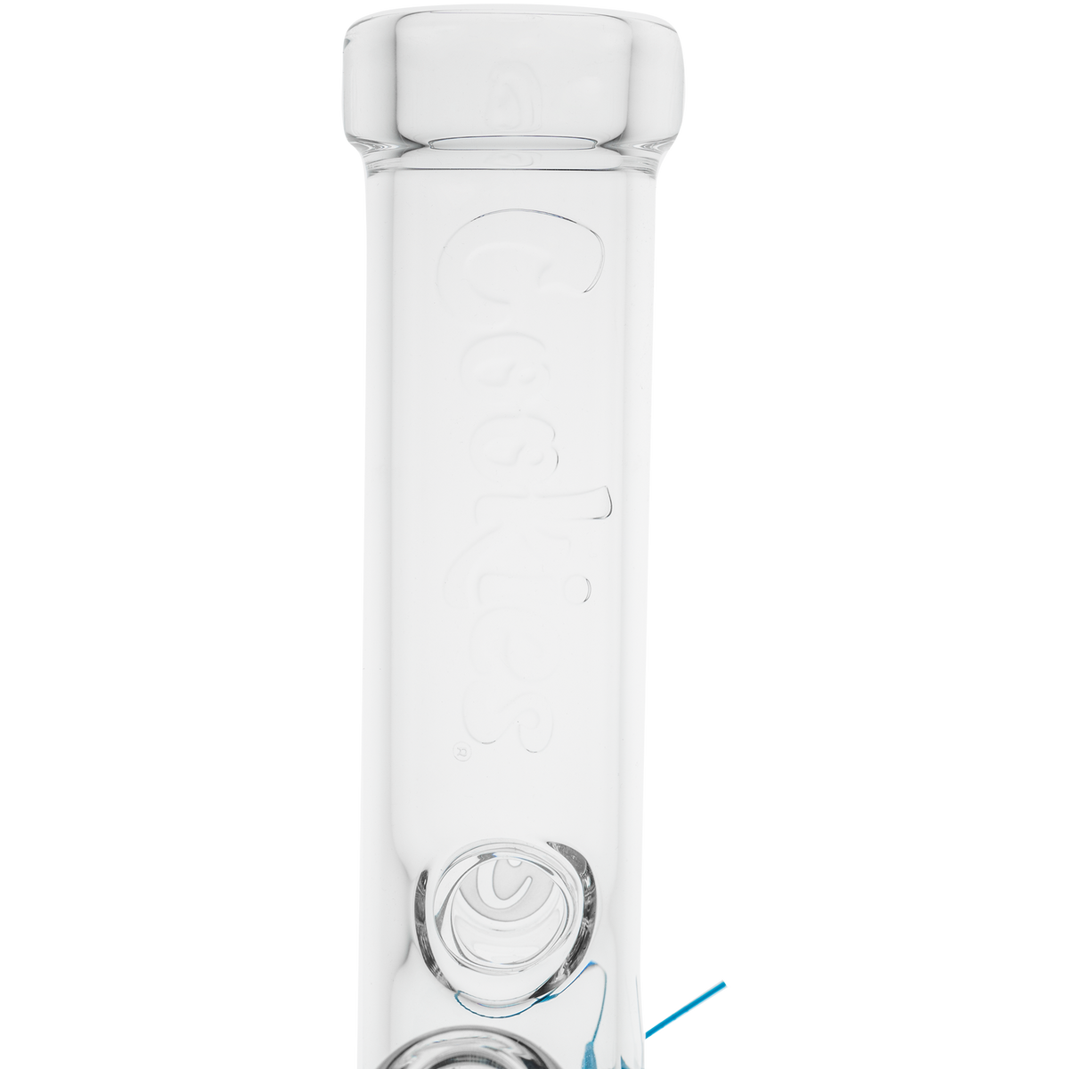 Cookies Flame Straight Bong - Discreet Smoker