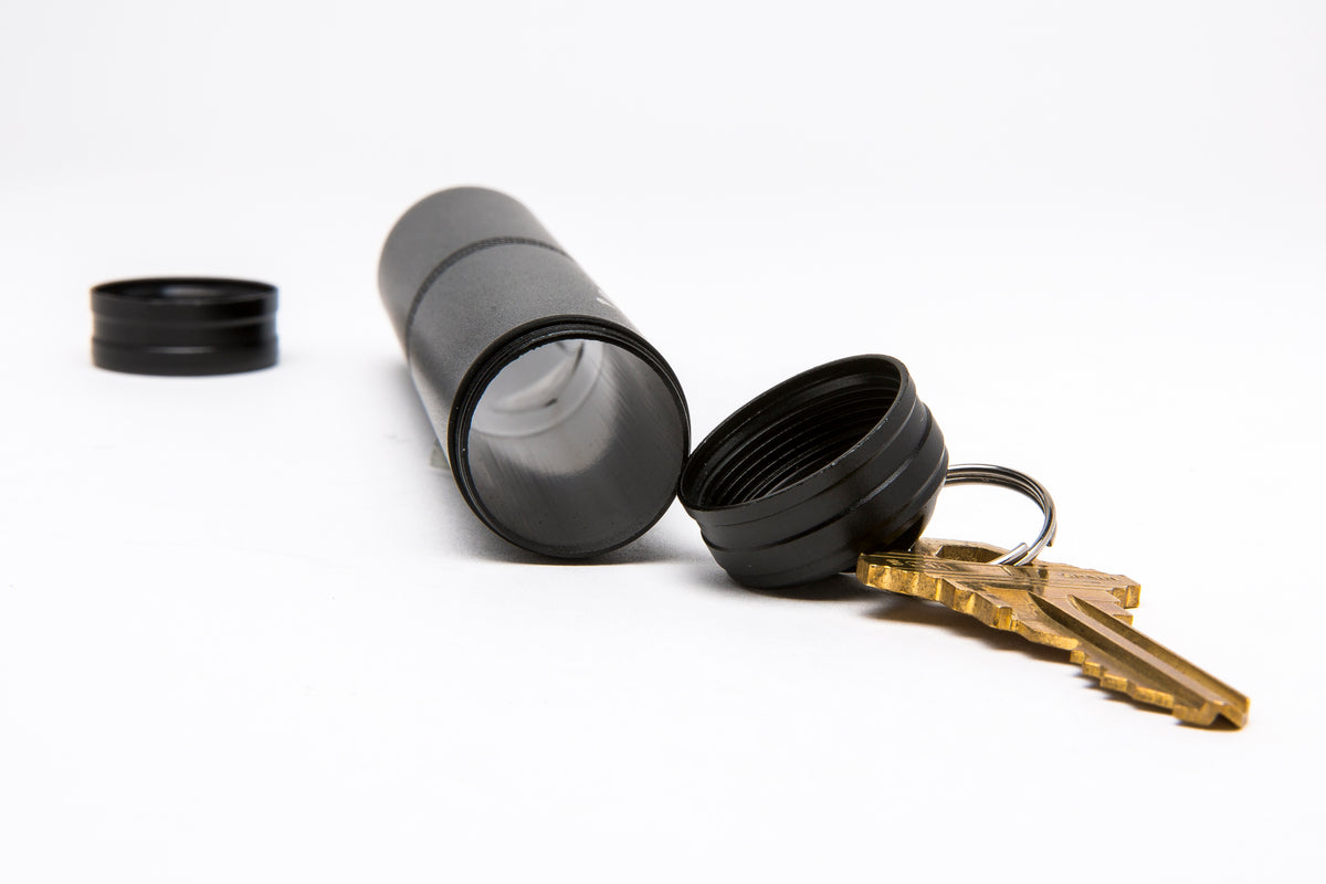 King Size Smell Proof Tube Container - Front View Open ALternative
