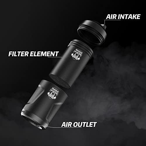 Smoke Hunter 2.0 Personal Air Purifier with Replaceable Filter Element Suitable for Travel and Indoor - Discreet Smoker