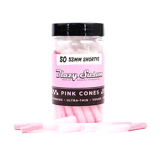 Blazy Susan Pink Paper Cones - Discreet Smoker