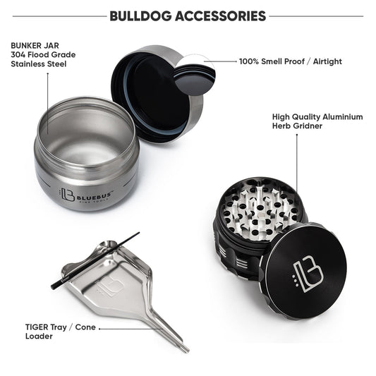 BULLDOG Smell Proof Stash Case - Discreet Smoker