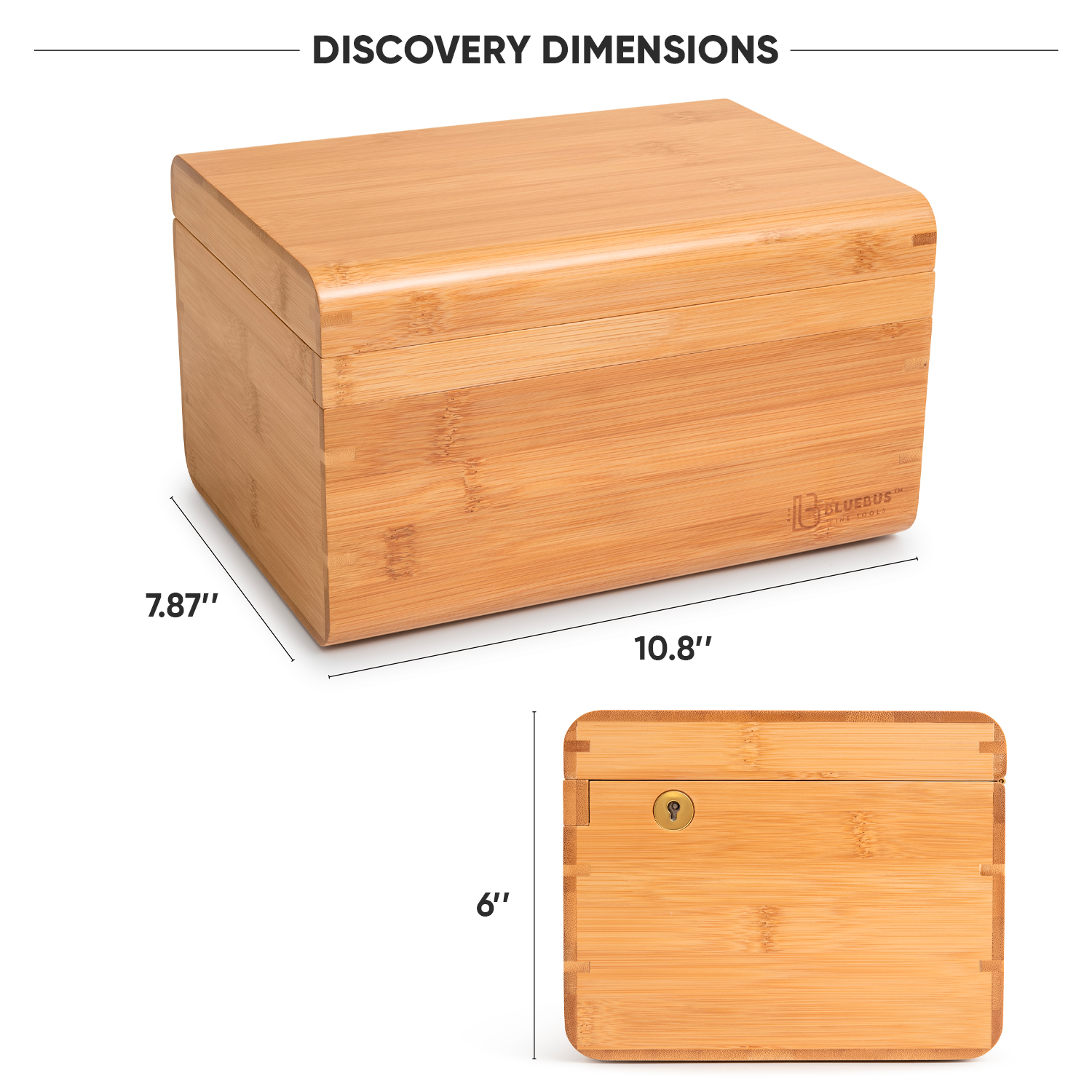 Discovery Bamboo Storage Stash Box