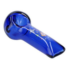 4" Blue Dream Hand Pipe - Transparent Blue - Discreet Smoker