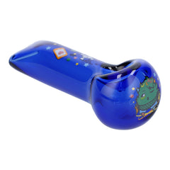 4" Blue Dream Hand Pipe - Transparent Blue - Discreet Smoker