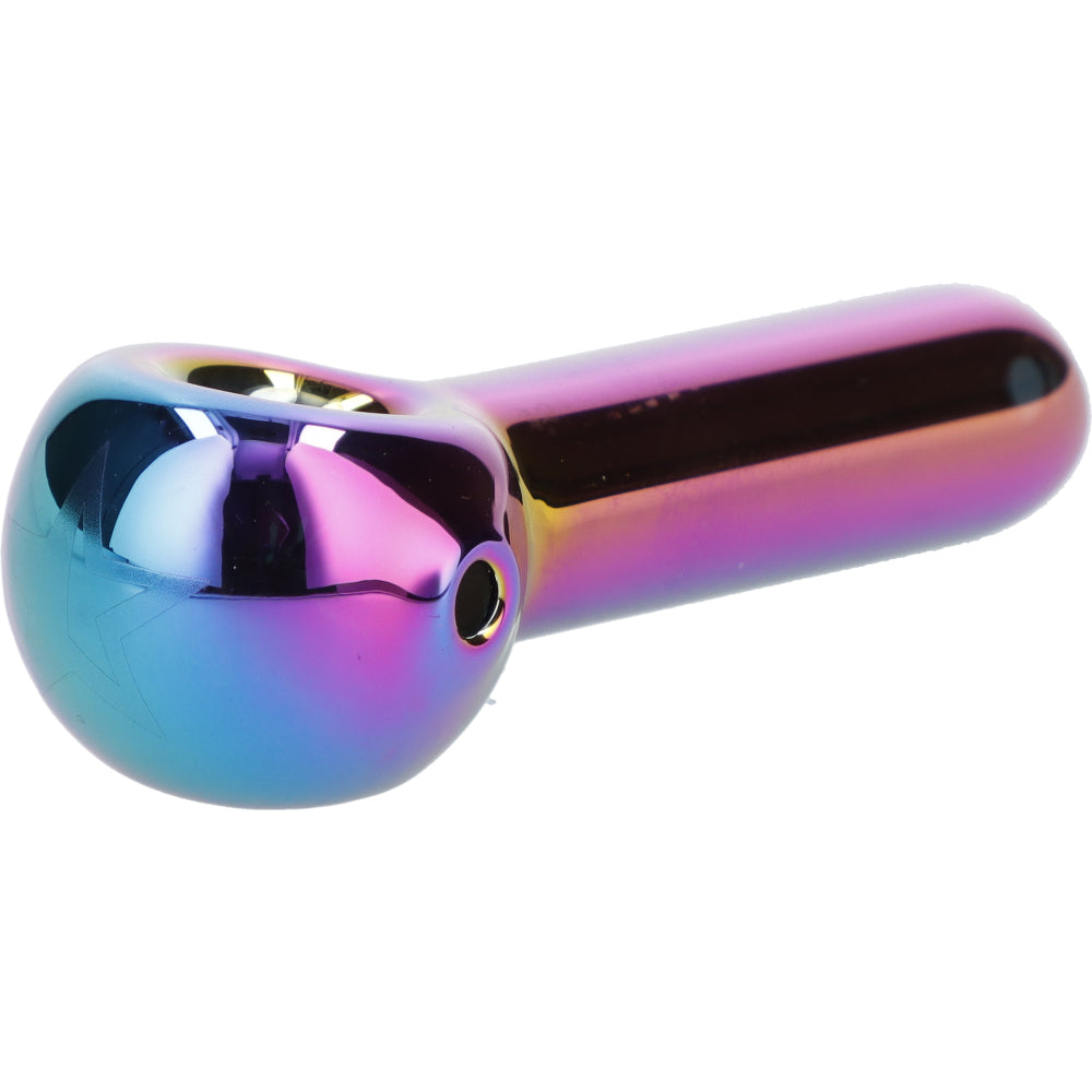 3" Rainbow Prism Fumed Spoon Hand Pipe
