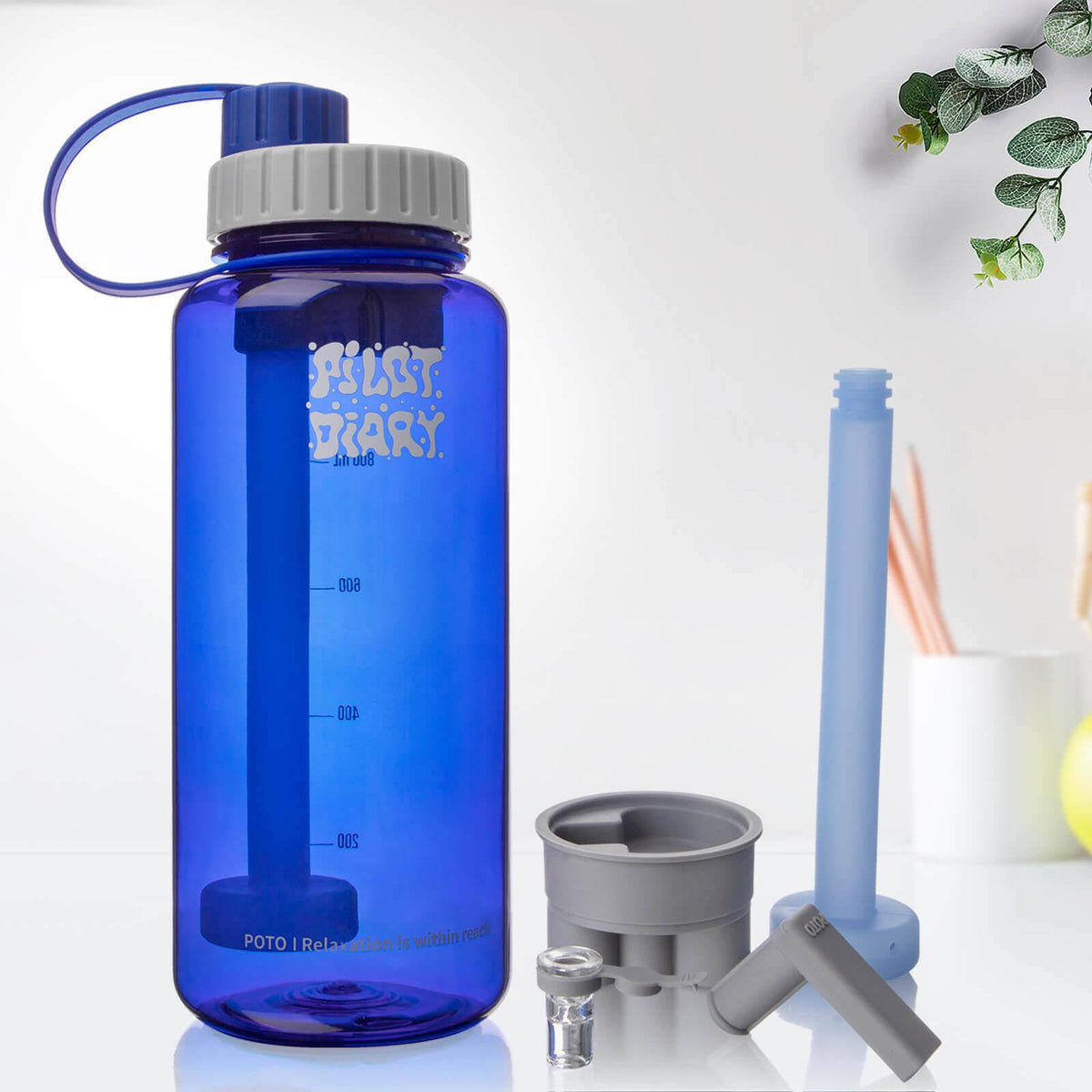 POTO Water Bottle Bong - Discreet Smoker