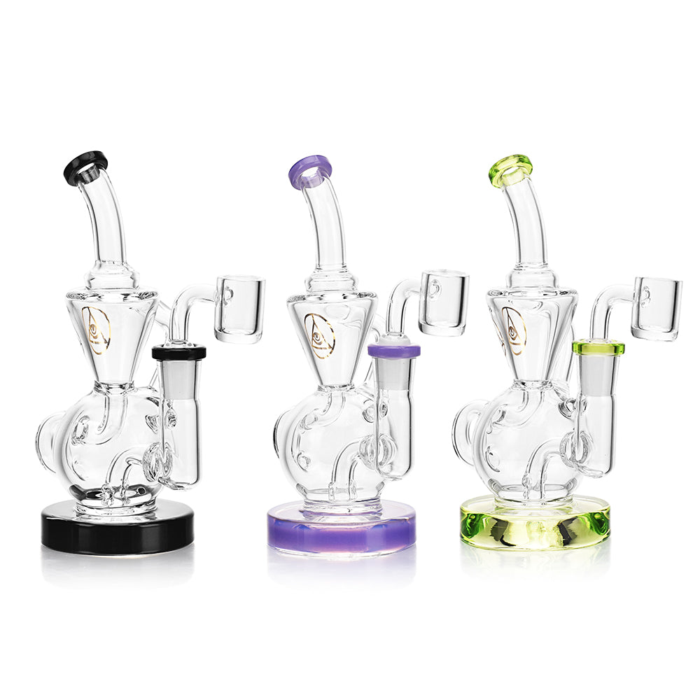 Ritual Smoke - Air Bender Bubble-Cycler Concentrate Rig - Lime Green