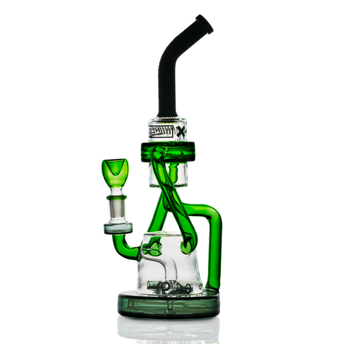 Hemper Cyberpunk XL Recycler Bong, Green