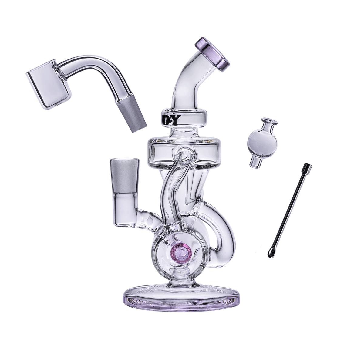Goody Glass - Drummer Boy Mini Dab Rig 4-Piece Kit - Discreet Smoker