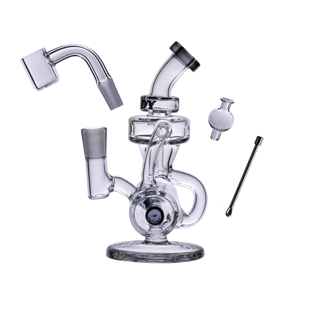 Goody Glass - Drummer Boy Mini Dab Rig 4-Piece Kit - Discreet Smoker