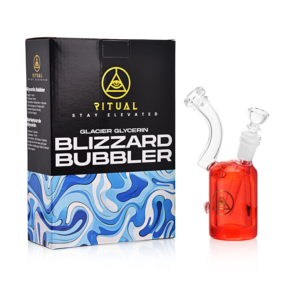 Ritual Smoke - Blizzard Bubbler - Red