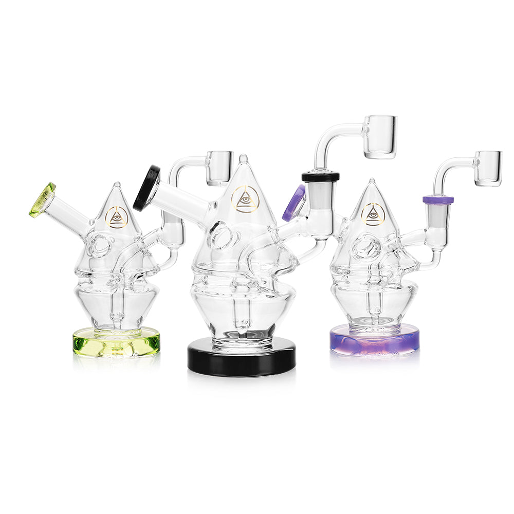 Ritual Smoke - Water Bender Fab Cone Concentrate Rig - Lime Green