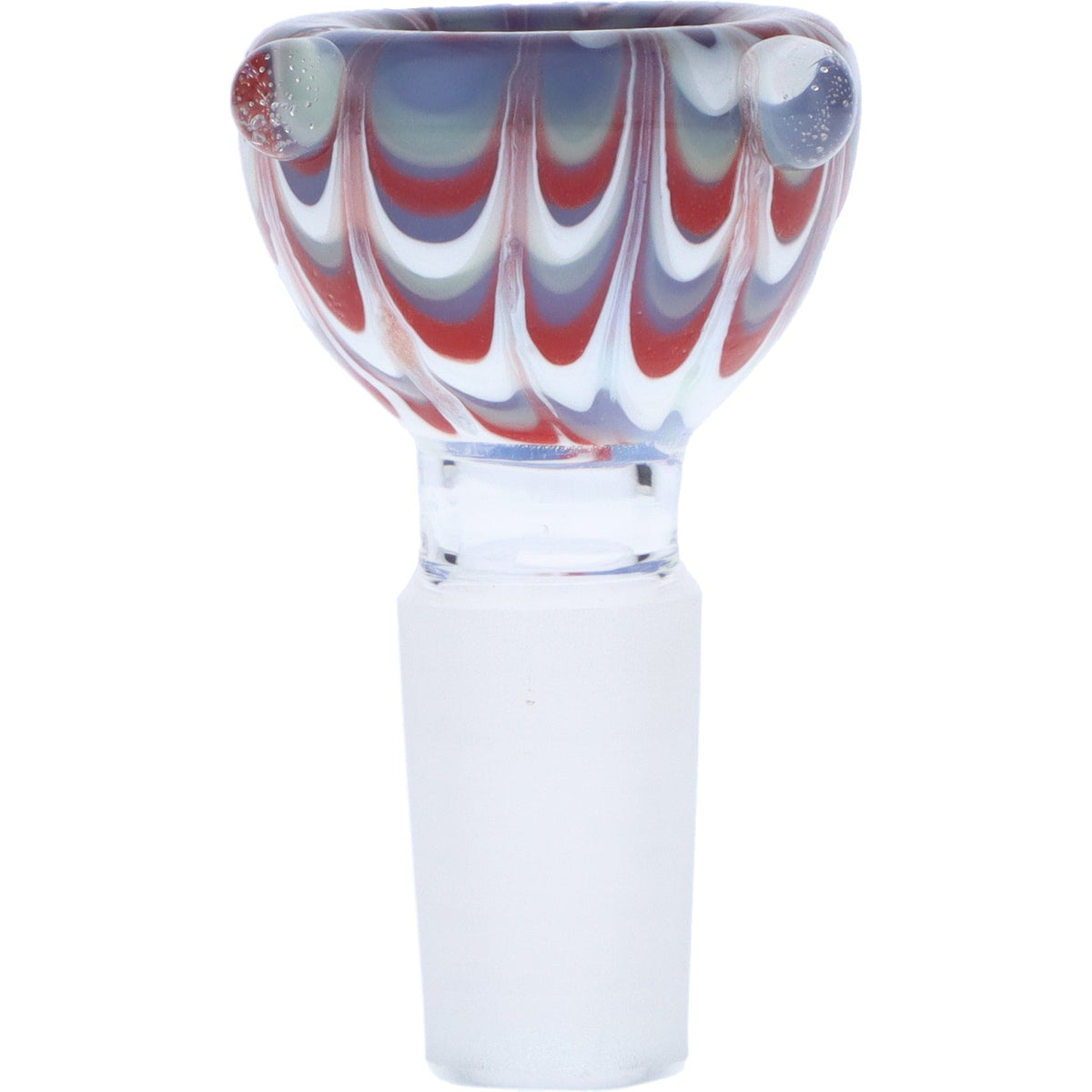 14mm Male Wig Wag Bubble Bowl - Discreet Smoker