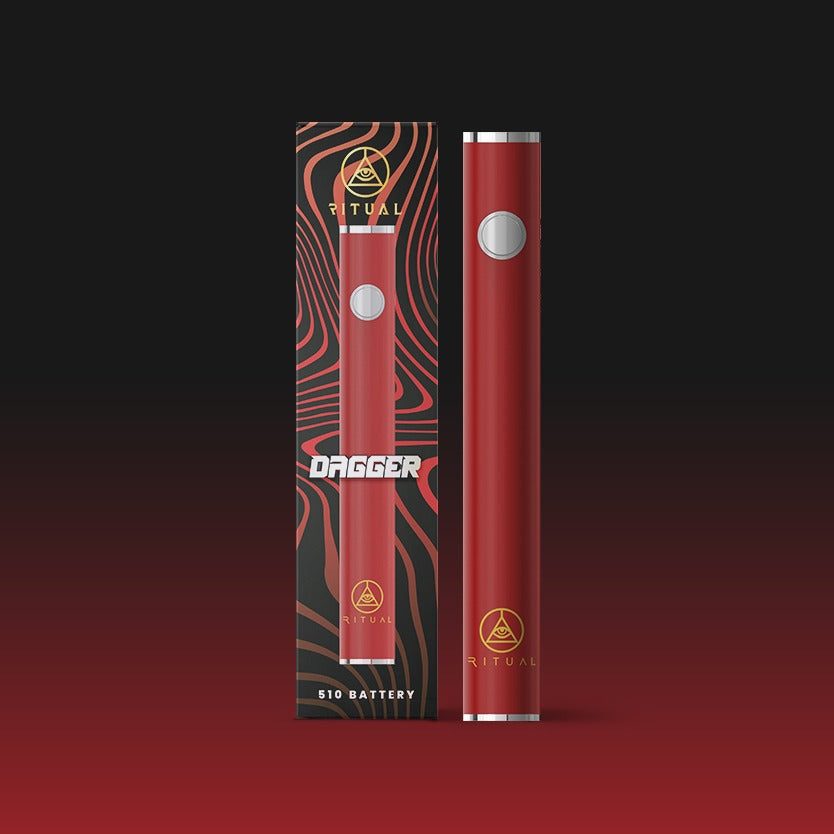 Ritual | Dagger 510 Variable Voltage Pen Battery - Red