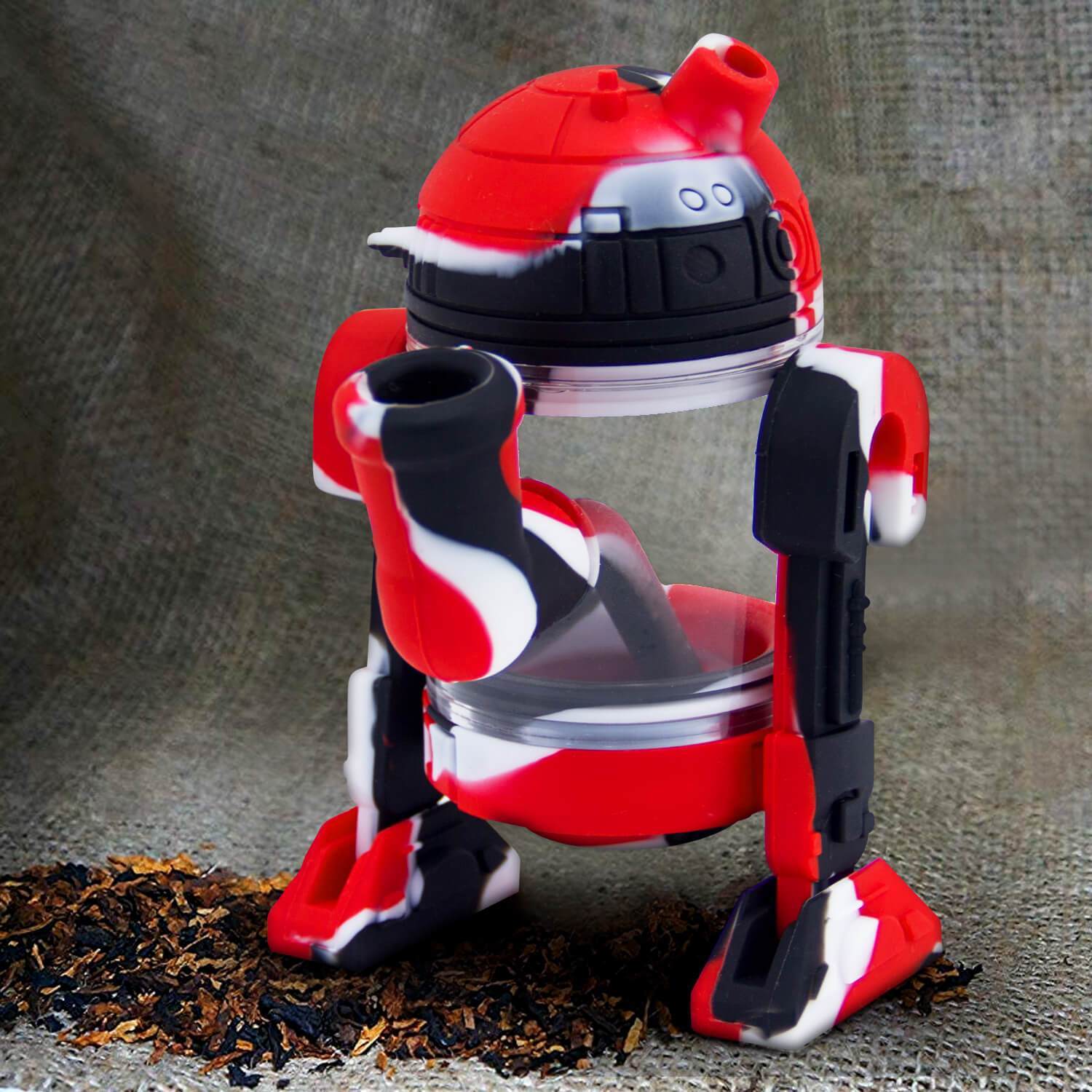 Silicone Bubbler Robot - Discreet Smoker