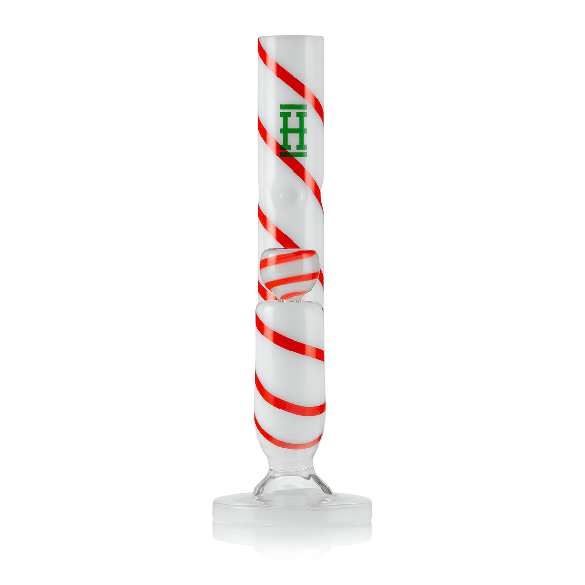 HEMPER - Candy Cane XL Bong 10.5" - Discreet Smoker