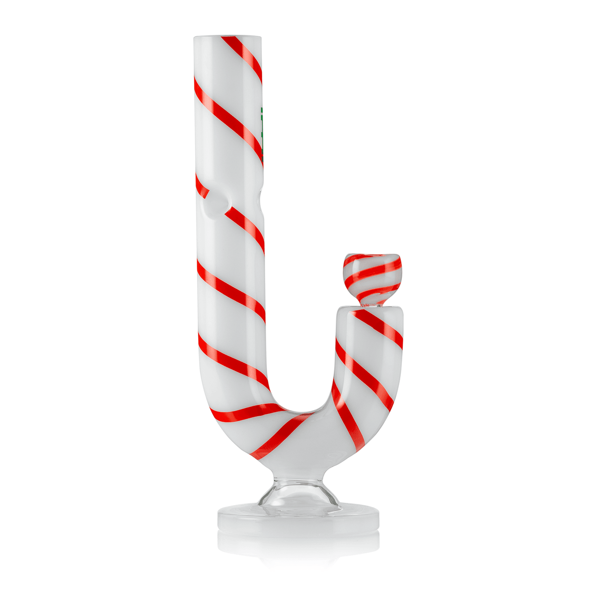 HEMPER - Candy Cane XL Bong 10.5" - Discreet Smoker