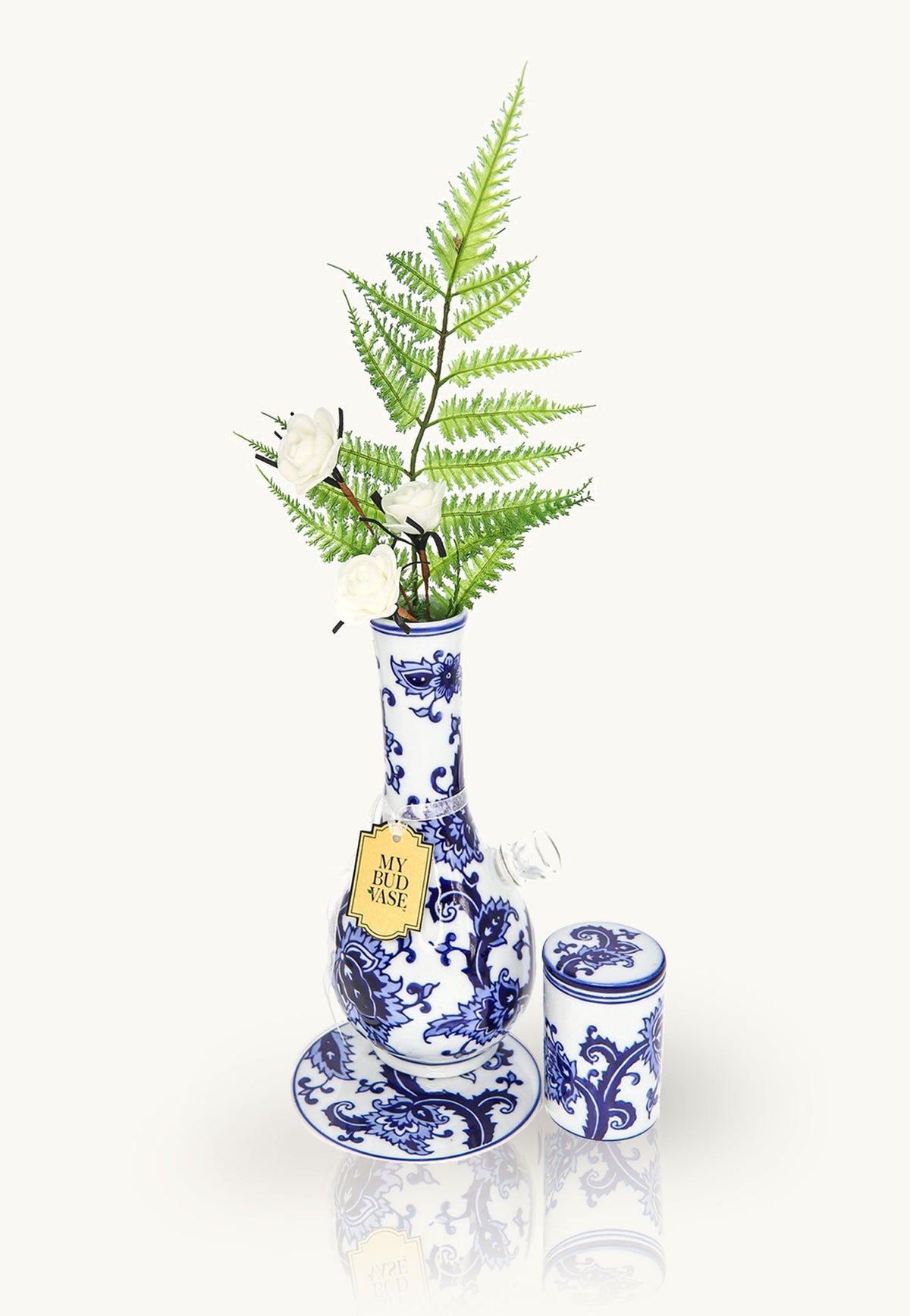 Joy Vase Bong w/ Stash Jar - Discreet Smoker