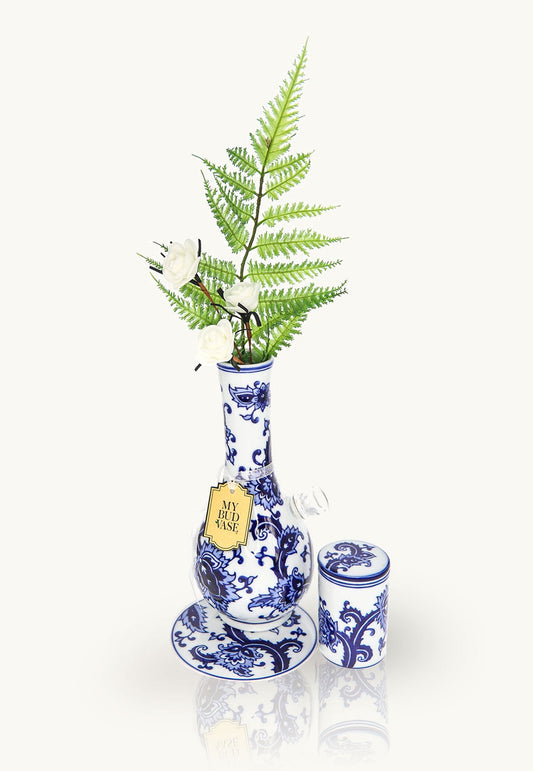 Joy Vase Bong w/ Stash Jar - Discreet Smoker