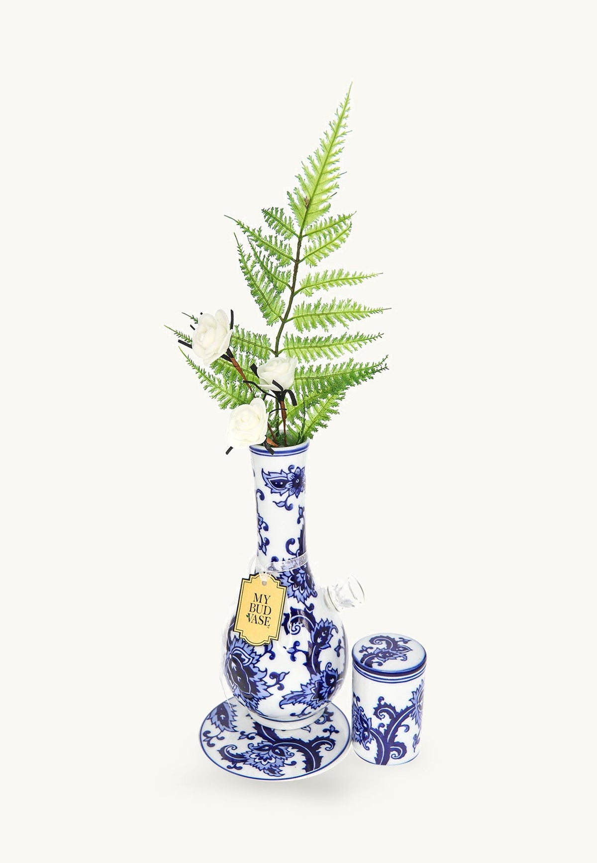 Joy Vase Bong w/ Stash Jar - Discreet Smoker
