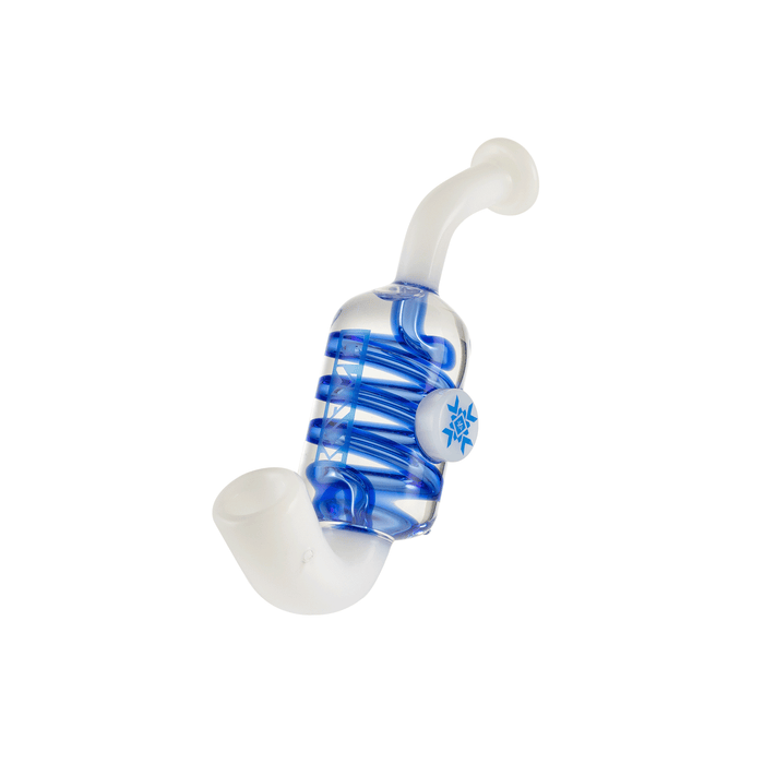 Kryo - Glycerin Sherlock Hand Pipe | Freezable, White